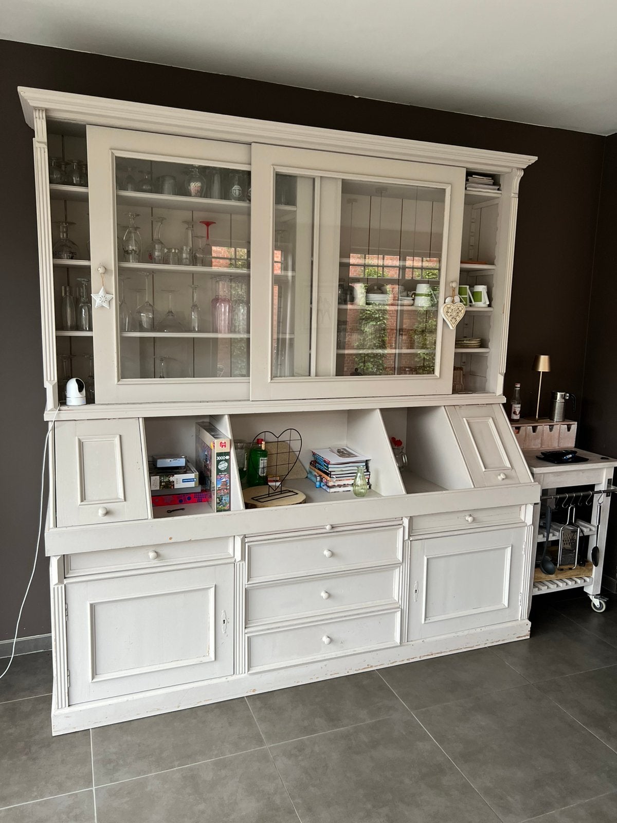 Winkel buffet kast L=220cm / D=65cm / H=235cm, 200 cm ou plus, Landelijk, Utilisé, 200 cm ou plus
