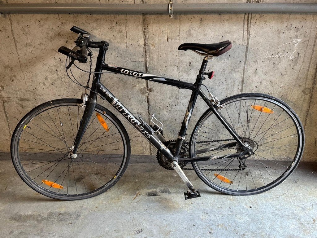 rek 7000 aluminium mountainbike 26” Bontrager – goede staat, Gebruikt, 26 inch, Velgrem, 49 tot 53 cm