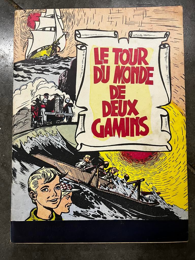 strip “Le tour du monde de deux gamins”, Ophalen of Verzenden, Zo goed als nieuw
