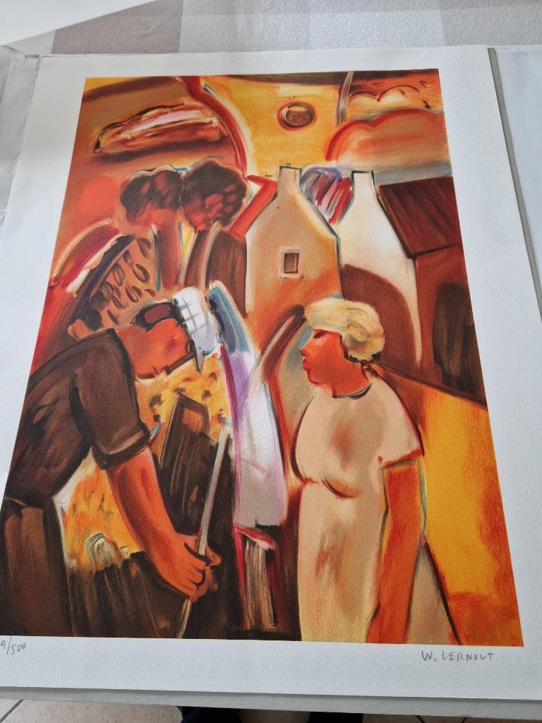 Keuvelende buren de Ward Lernout, Enlèvement