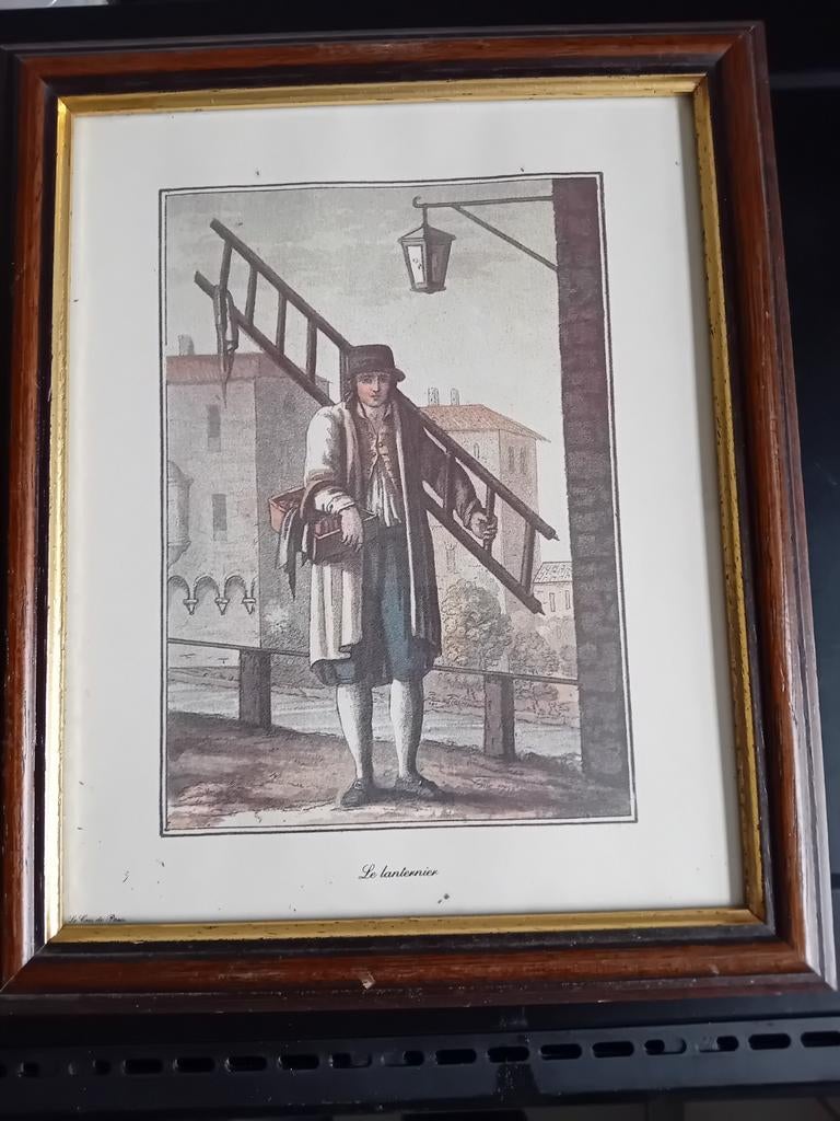 9 Ancienne gravure, Enlèvement ou Envoi