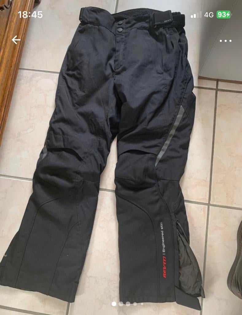 Dames motorbroek S zwart Rev’It uitneembare fleece voering a, Motoren, Ophalen of Verzenden, Dames