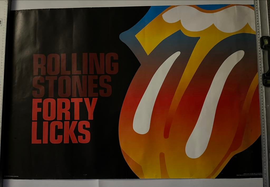 AFFICHE DU CONCERT FORTY LICKS DES ROLLING STONES, Enlèvement, Comme neuf