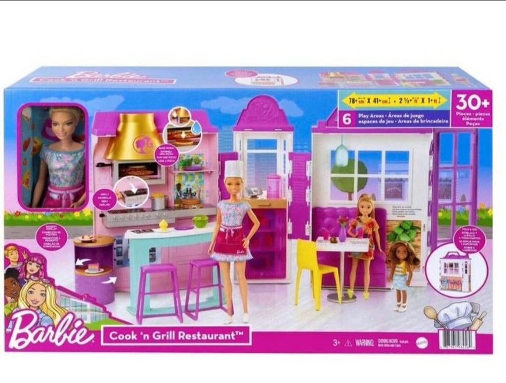 Barbie Cook & Grill Restaurant –NIEUW & Ongeopend, Enlèvement, Accessoires