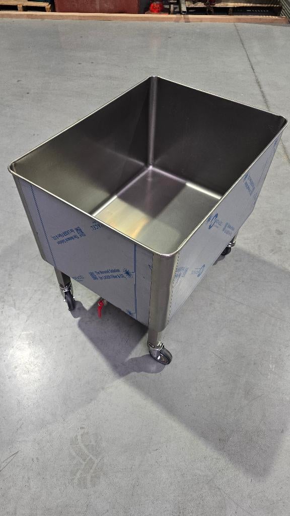 inox trog  / kuip op wielen 200L, Enlèvement ou Envoi, Autres types
