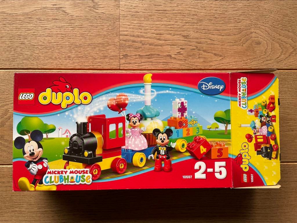 Lego DUPLO Mickey & Minnie verjaardagsoptocht 10597, Ophalen of Verzenden, Zo goed als nieuw, Complete set, Duplo