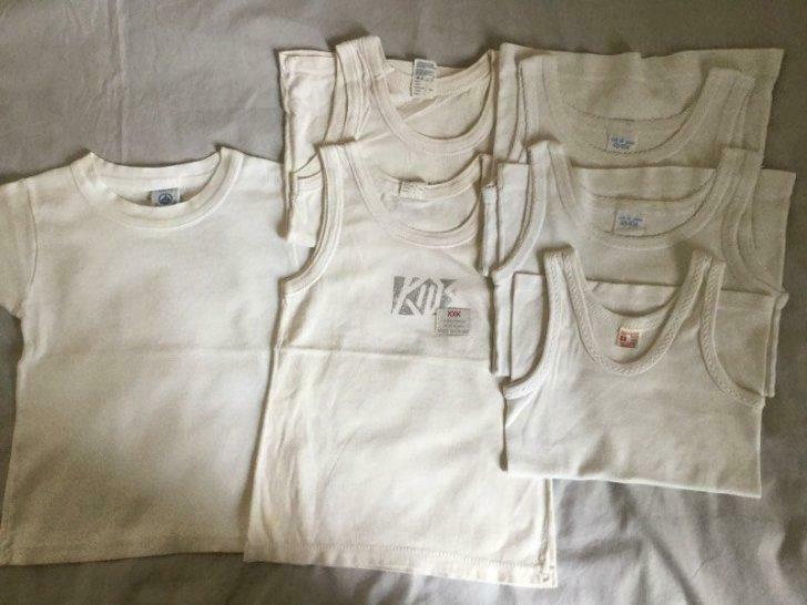 6 hemdjes , 4 jaar Petit Bateau, Absorba, etc, Ophalen of Verzenden, Gebruikt, Jongen of Meisje, Nacht- of Onderkleding