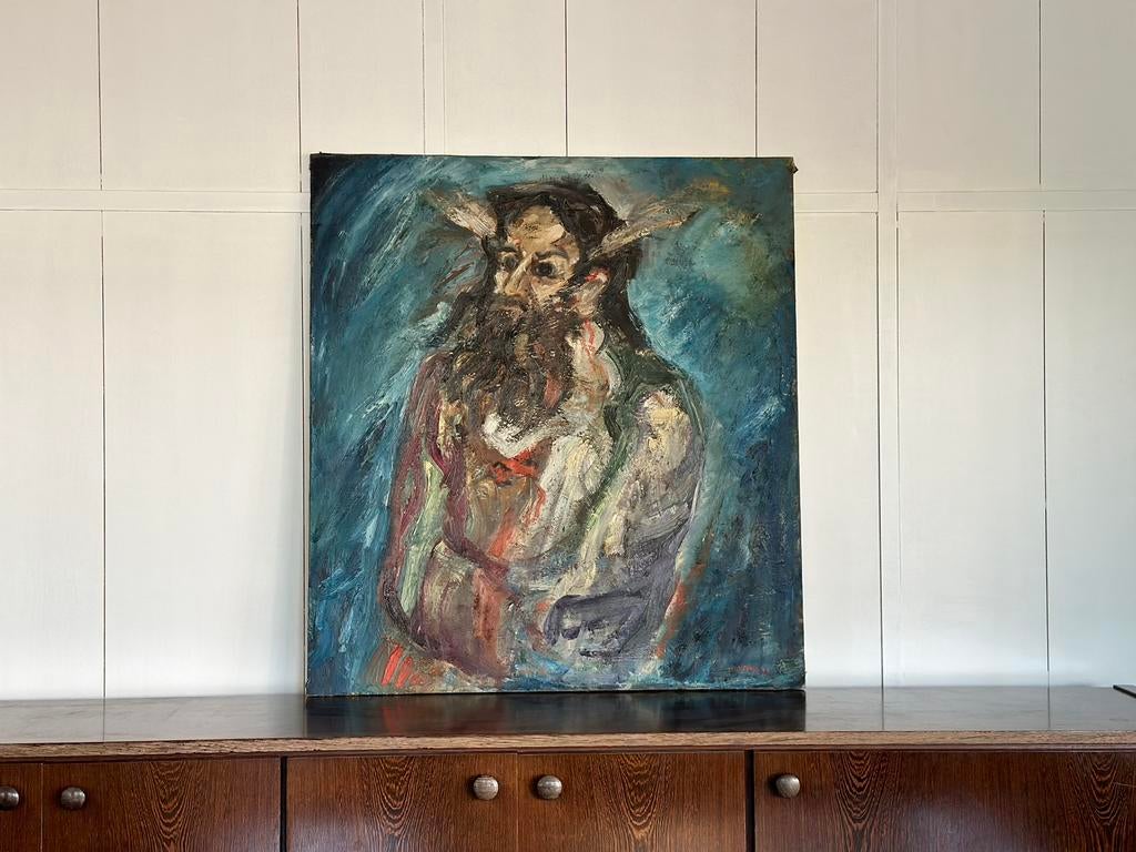 Schilderij Raoul Van Den Heede 1966, Ophalen