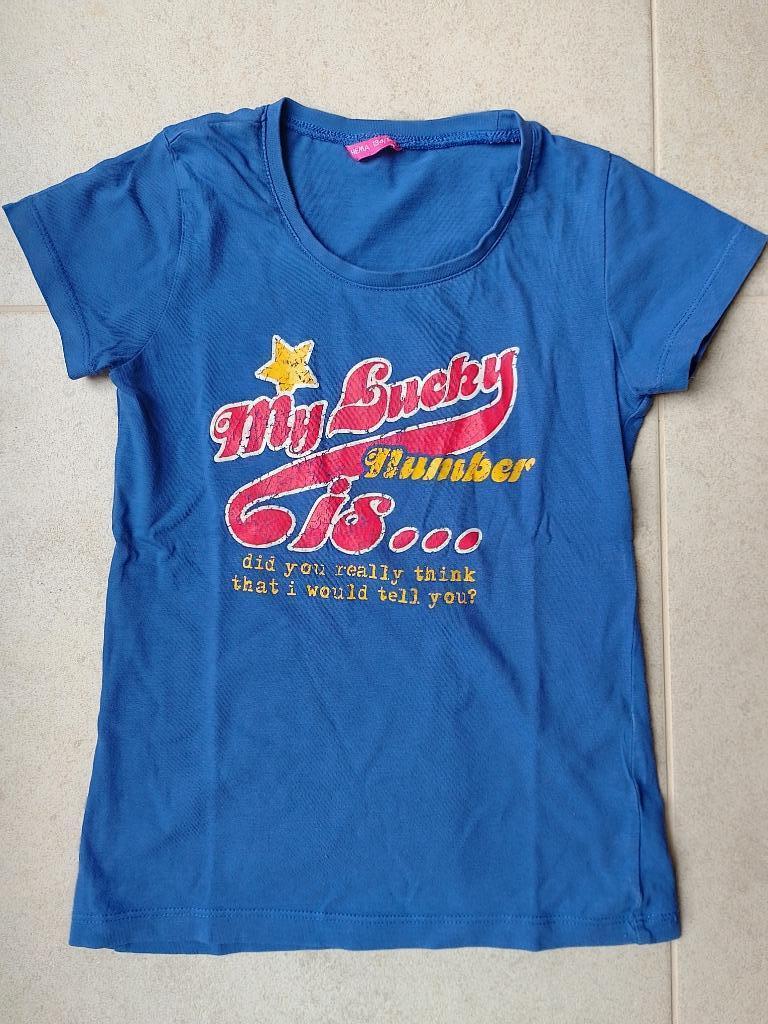 T-shirt meisje maat 134/140, Kinderen en Baby's, Kinderkleding | Maat 134, Ophalen, Gebruikt, Meisje, Shirt of Longsleeve