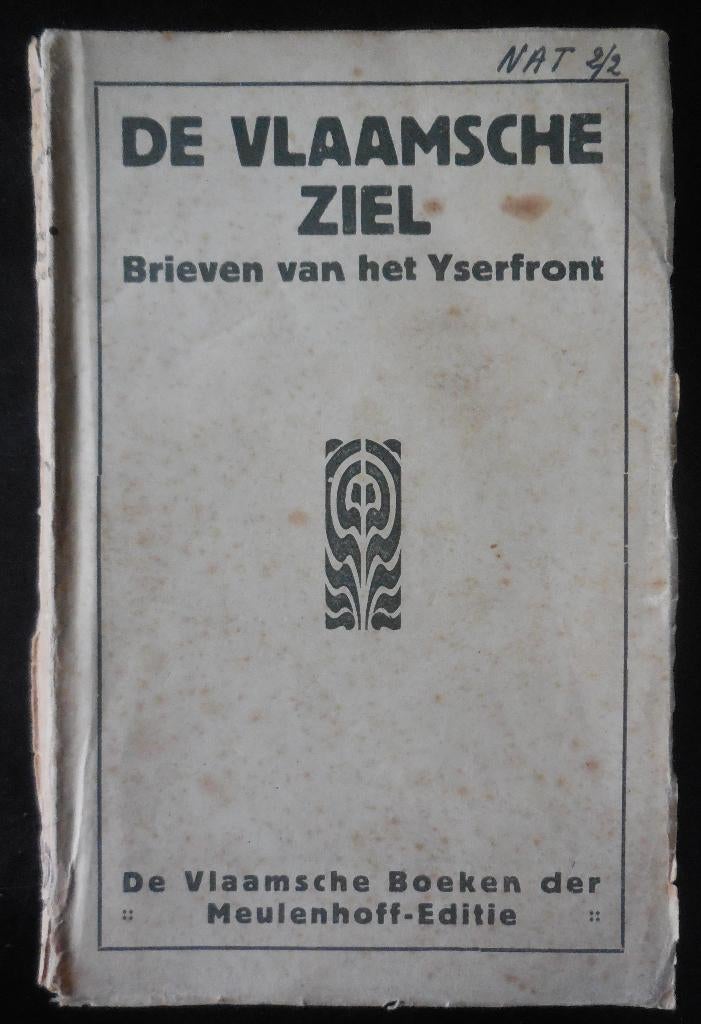 De Vlaamsche Ziel - Mevr. E. Hullenbroeck - 1918, Boeken, Ophalen of Verzenden