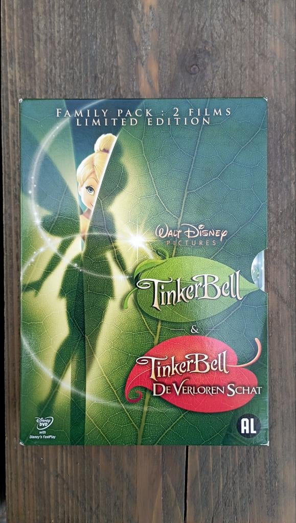 Disney - Tinker Bell + Tinker Bell De Verloren Schat, Overige typen, Ophalen of Verzenden, Zo goed als nieuw, Alle leeftijden