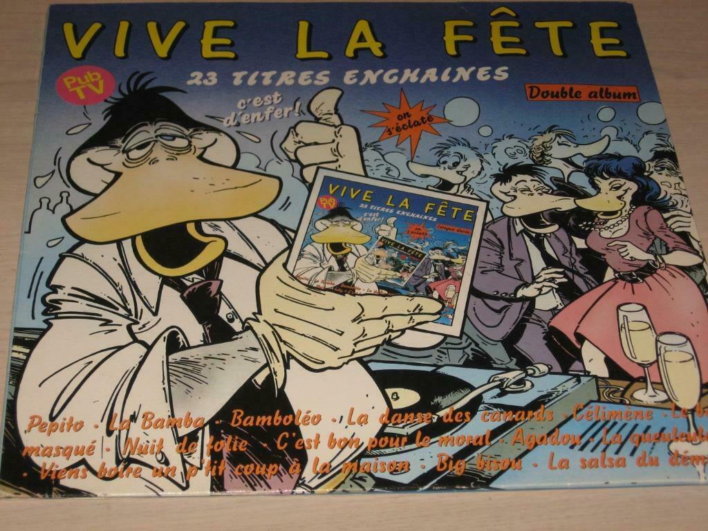 Double vinyl 33 tours vive la fête, CD & DVD, Vinyles | Autres Vinyles, Enlèvement ou Envoi