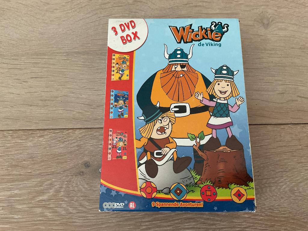 Wicky de Viking dvd box, Europees, Gebruikt, Tekenfilm, Boxset