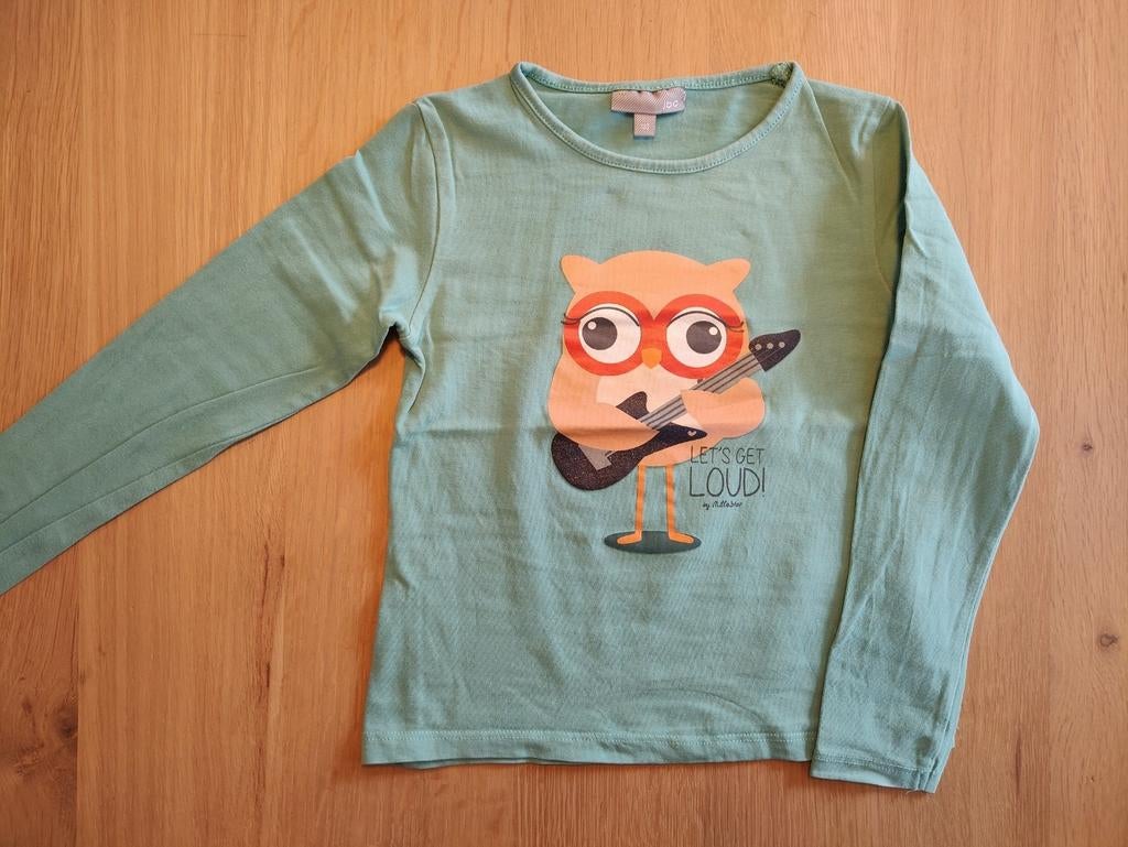 Longsleeve uiltje JBC 110, Kinderen en Baby's, Kinderkleding | Maat 110, Gebruikt, Meisje, JBC, Ophalen of Verzenden