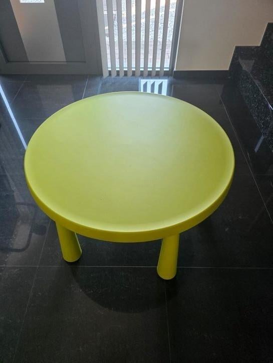 Ikea Mammut ronde groene tafel, Ophalen, Gebruikt