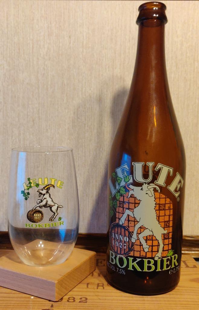 Bouteille et verre SPECIAL Leute Bokbier, Enlèvement, Utilisé