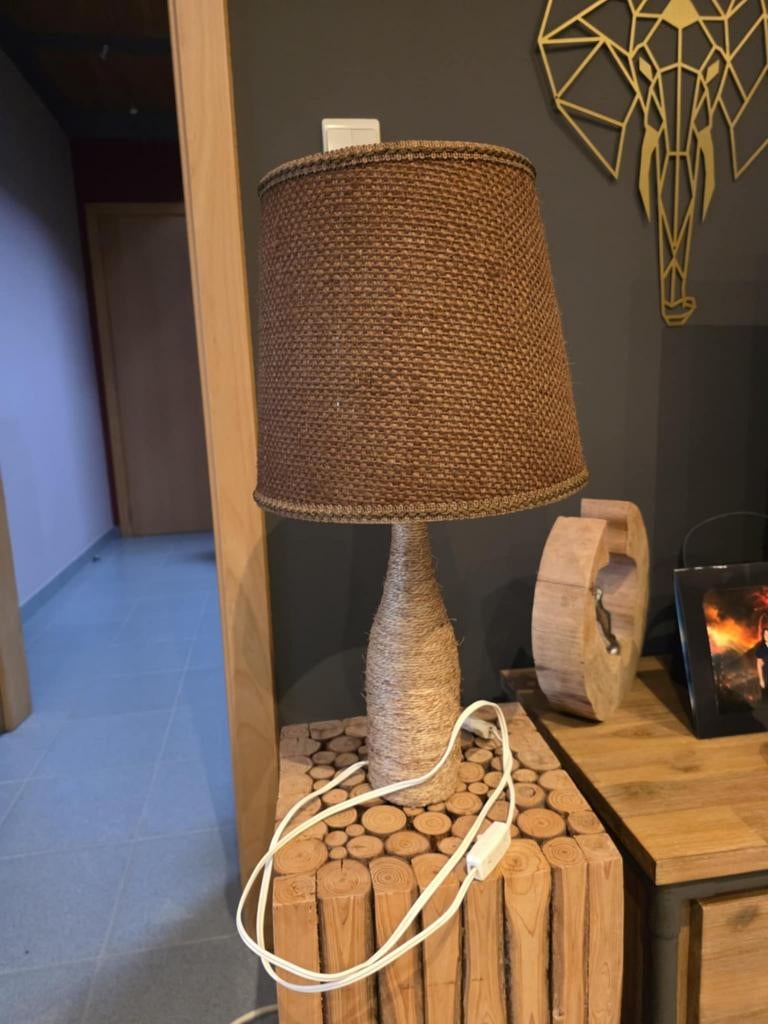 Jolie lampe cordelière vintage, Enlèvement