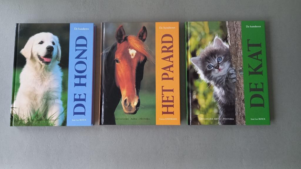 3 boeken huisdieren : de hond, de kat, het paard, Enlèvement ou Envoi