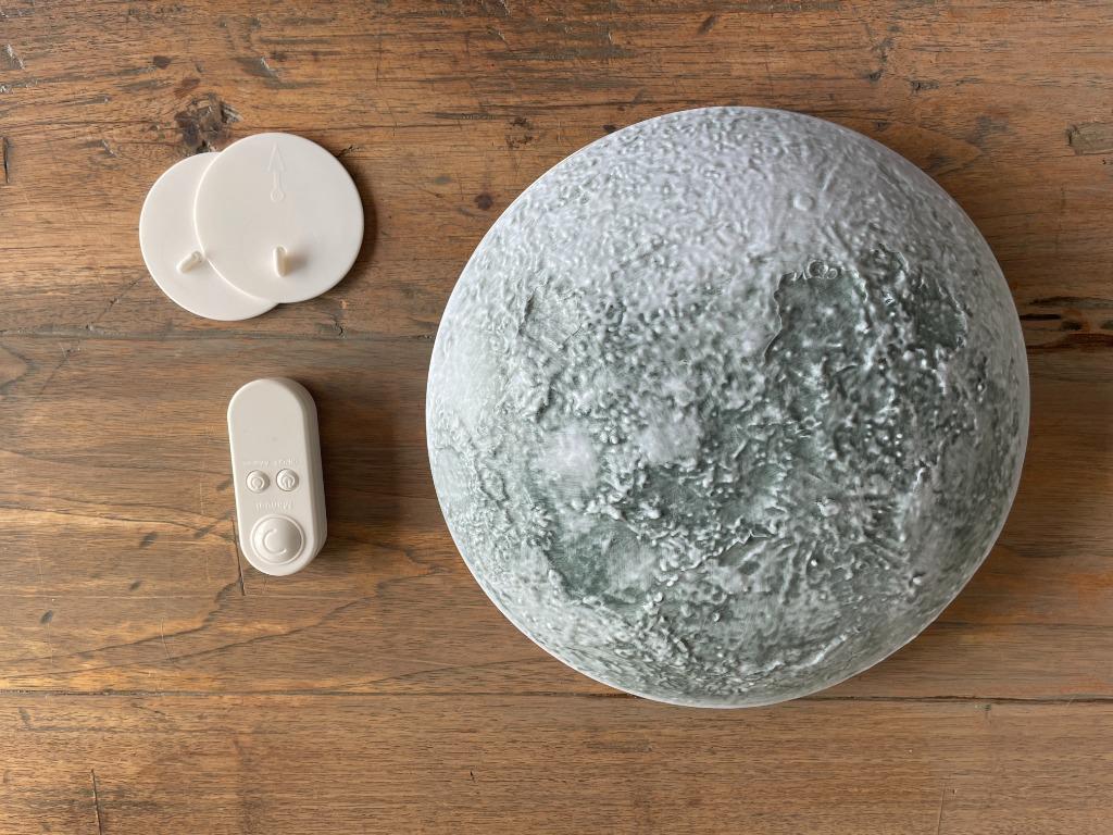 nachtlamp, Ophalen, Kunststof, Zo goed als nieuw, Maanlandschap