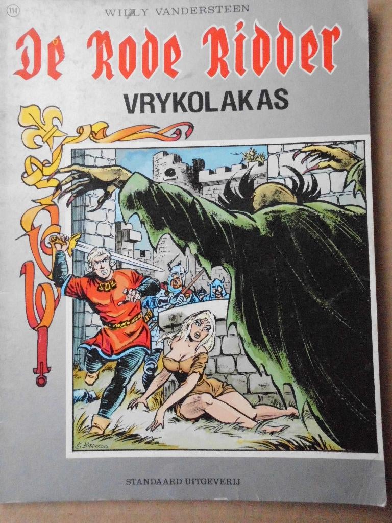 De Rode Ridder - Vrykolakas, Gelezen, Eén stripboek, Studio  Vandersteen, Ophalen of Verzenden