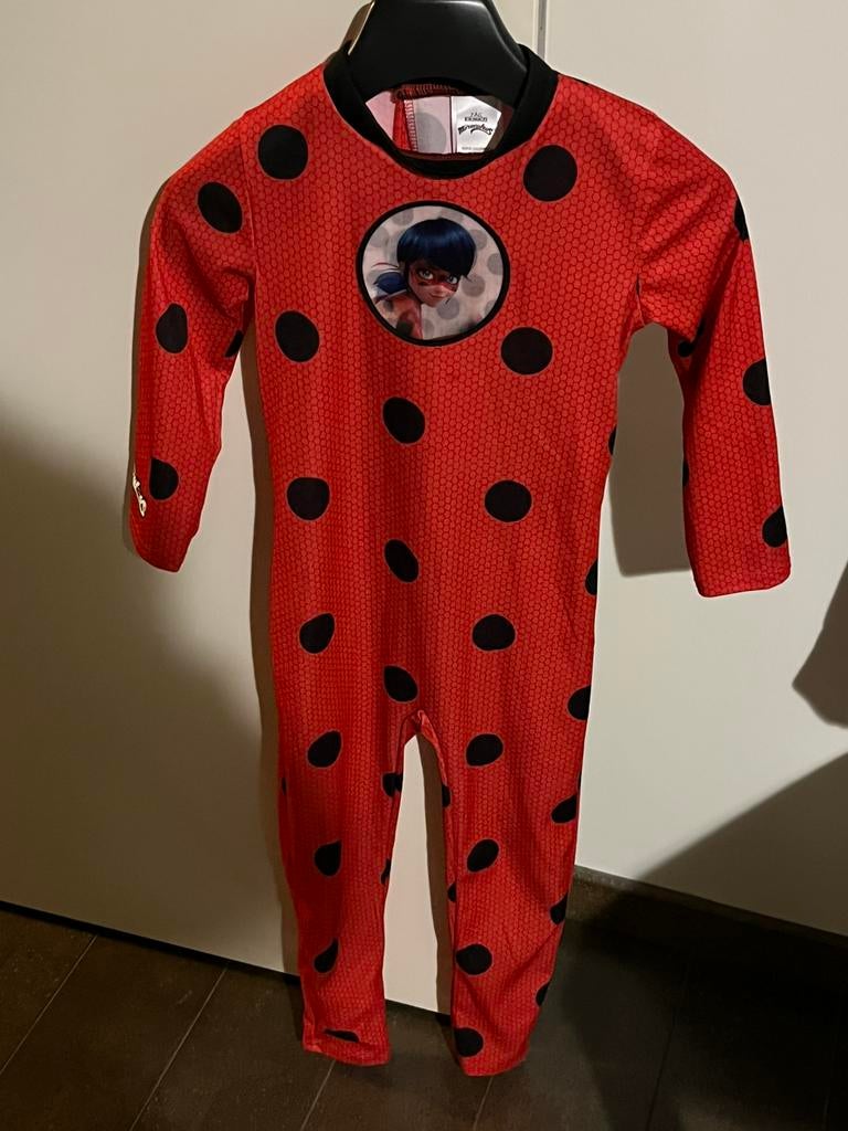 Verkleedkleding Lady Bug, maat 116, Ophalen of Verzenden, Zo goed als nieuw, 110 t/m 116, Meisje