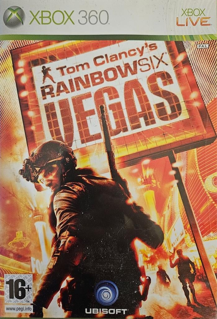 Xbox 360 PAL: Rainbow Six Vegas van Tom Clancy, Games en Spelcomputers, Ophalen of Verzenden, Zo goed als nieuw