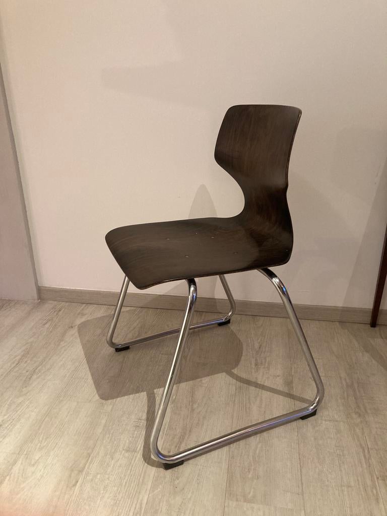 Flötotto Pagholz design stoel (reparatie), Brun, Enlèvement, Utilisé, Bois