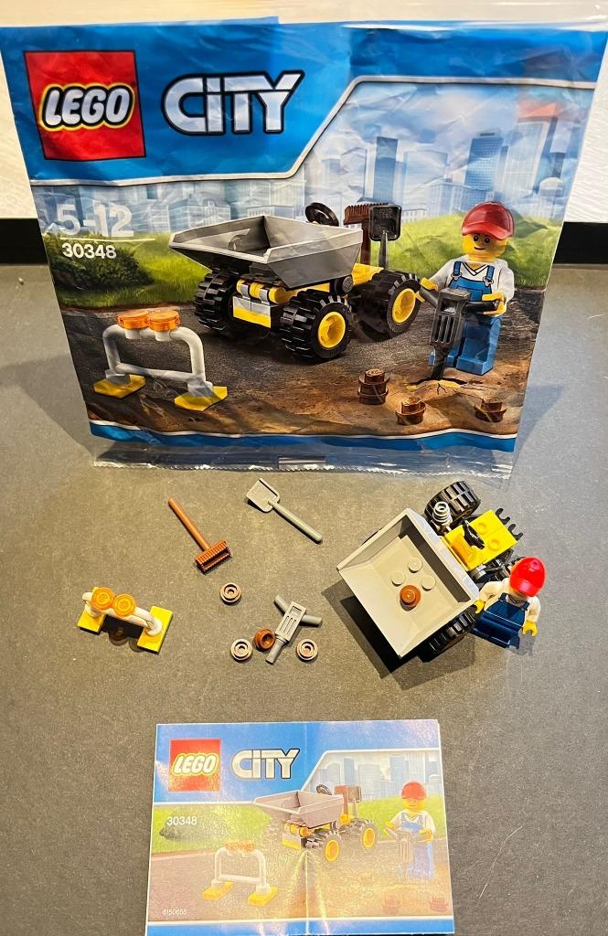 240. Lego City #30348 : Mini Dumper polybag, Enlèvement ou Envoi, Comme neuf, Ensemble complet, Lego