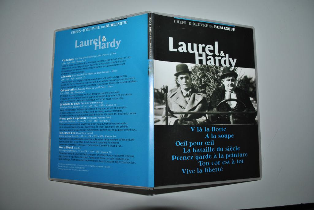 DVD Laurel/Hardy Langues anglais/français Bon état, Envoi, Utilisé