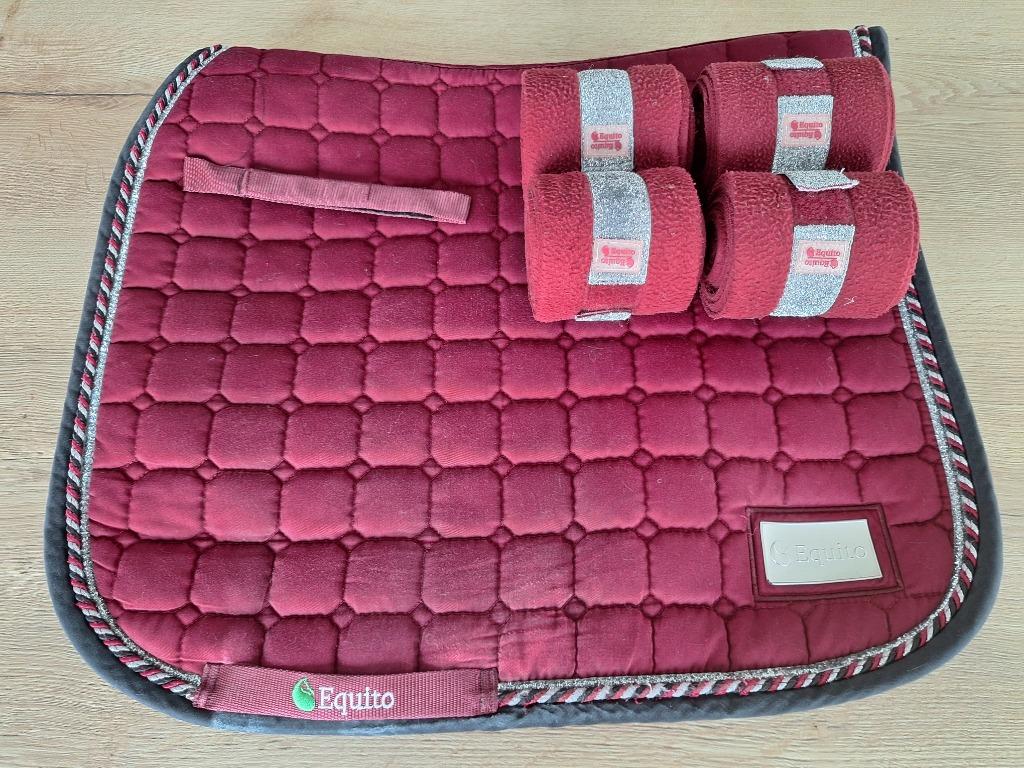 Equito set bordeaux, Dieren en Toebehoren, Ophalen of Verzenden, Gebruikt