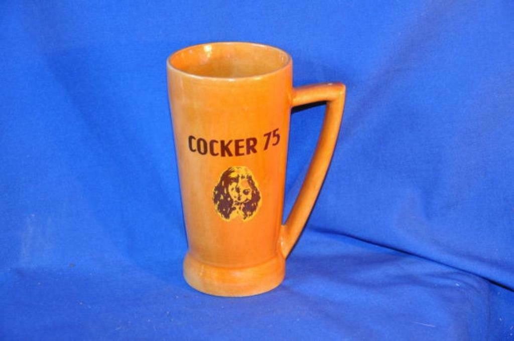 §  chope en gres cocker 75 (2), Collections, Enlèvement ou Envoi, Comme neuf, Chope(s), Autres marques