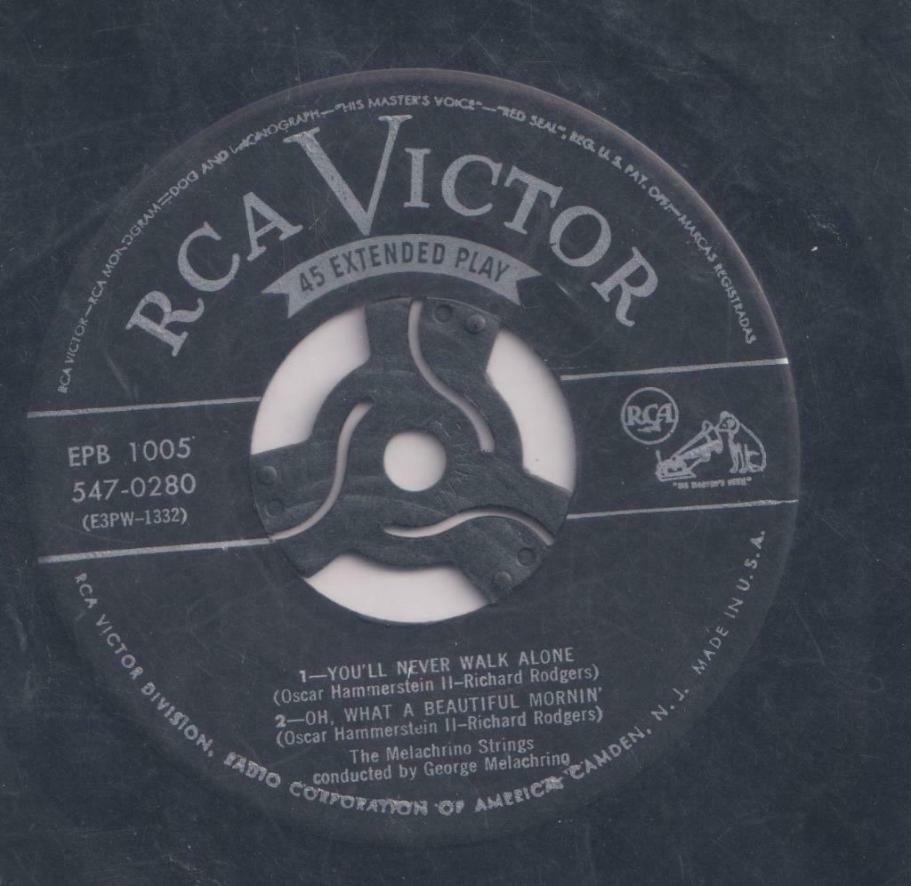 The Melachrino Strings – You’ll never walk alone / I’ll see, Gebruikt, 7 inch, Ophalen of Verzenden, Pop