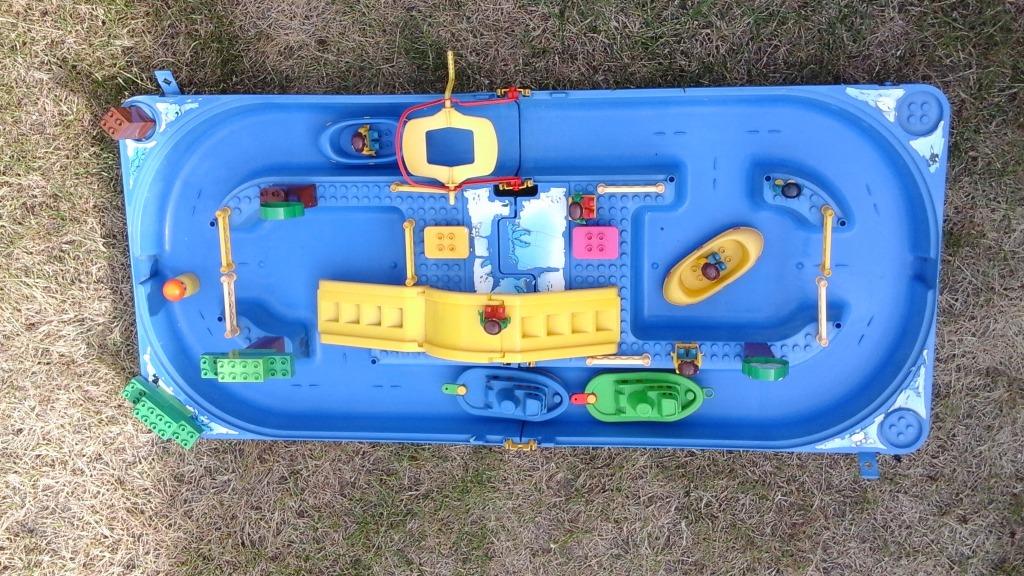 Waterspeelbaan, Ophalen, Gebruikt