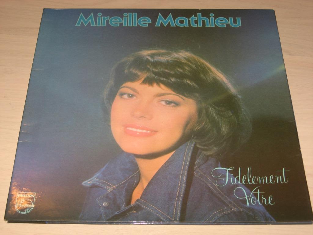 Disque vinyl 33 tours mireille mathieu fidèlement votre, Enlèvement ou Envoi, Comme neuf