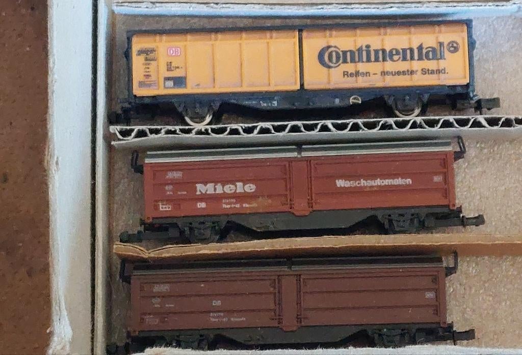 NLK 0709 SCHUIFWAND WAGONS 1/160, Overige merken, Gelijkstroom, Wagon, Ophalen of Verzenden