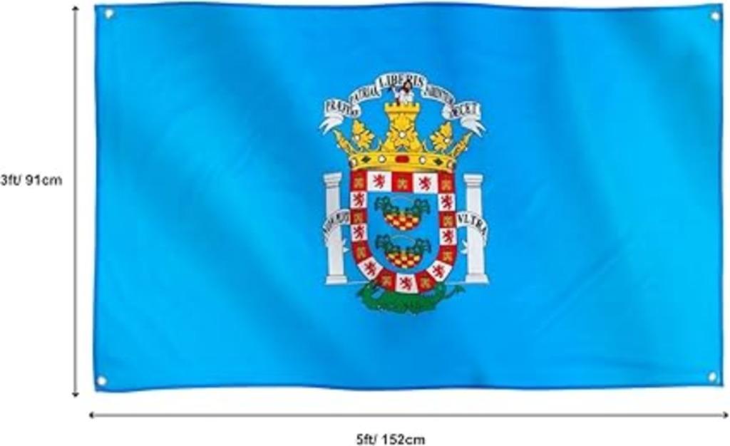 Drapeau Melilla | 91 x 152 cm | nouveau, Divers, Drapeaux & Banderoles, Neuf, -, -, Runesol