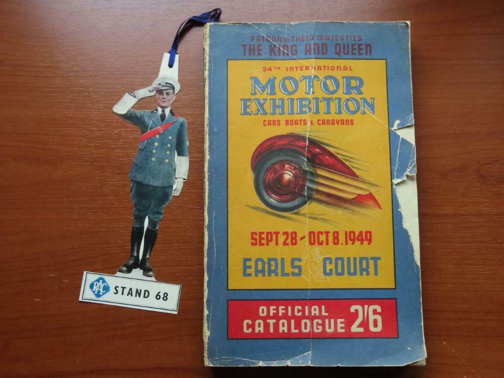 Earls Court Motor Exhibition Catalog 1949 Oldtimer Jaguar, Ophalen of Verzenden, Gelezen, Algemeen