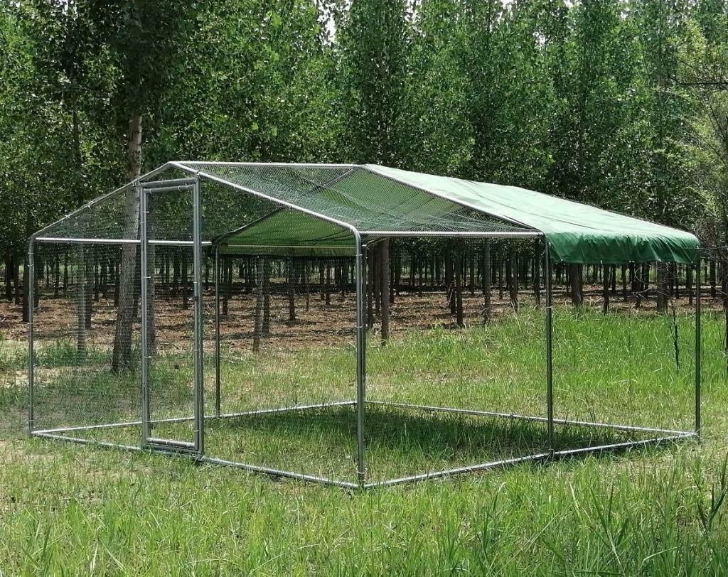 Poulailler 12m² tube 38mm maille 20x20 voliere chatiere XXXL, Envoi, Neuf, Poulailler