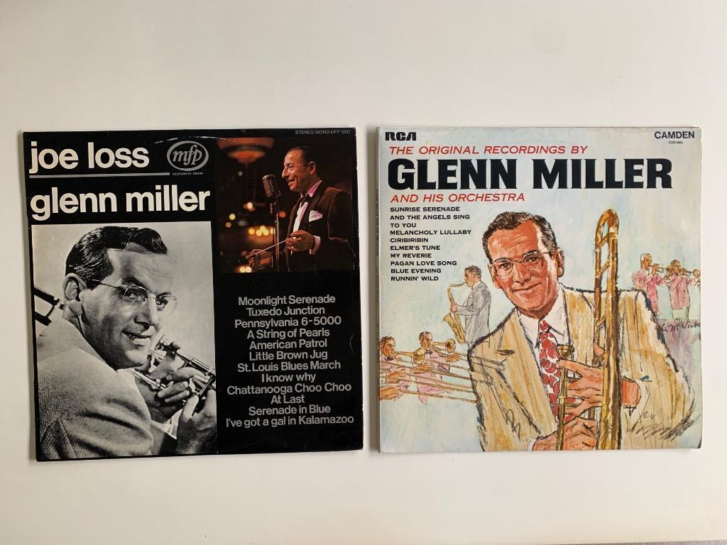 2 LP's Glenn Miller, Ophalen, Gebruikt
