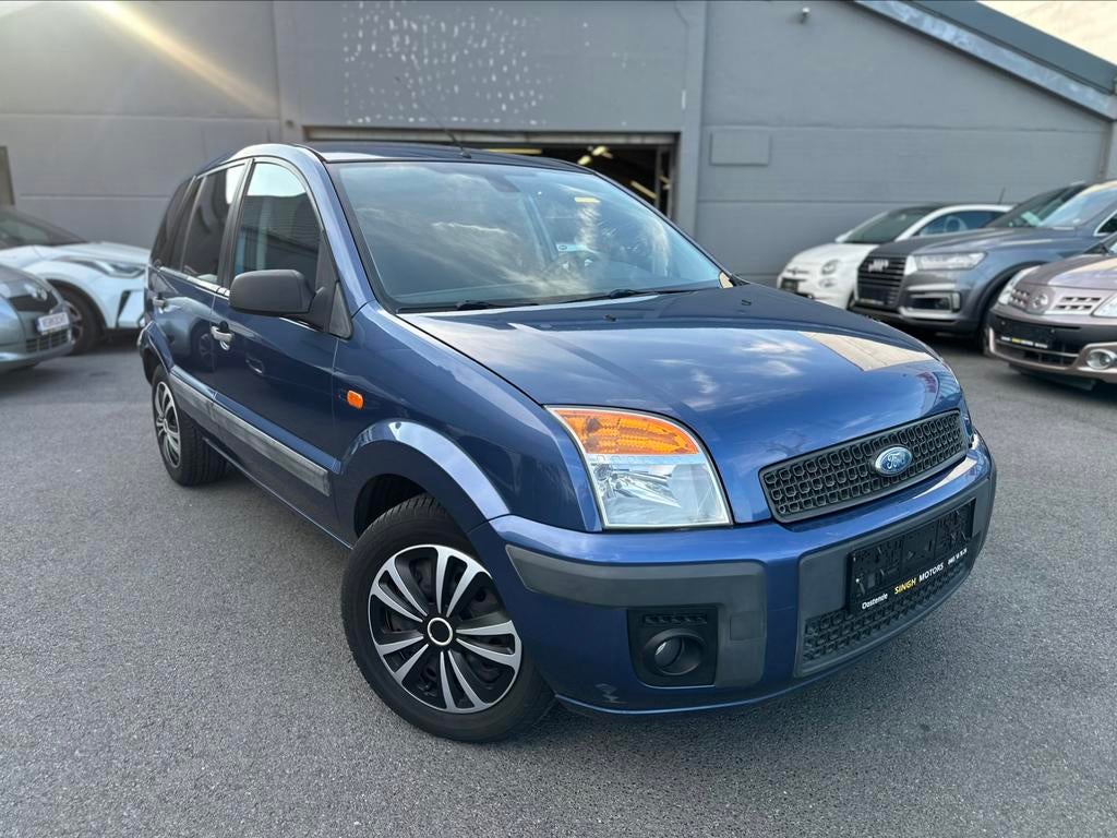 Ford Fusion 1.6 benzine | Airco | Cruise | GARANTIE |, Auto's, Ford, 1596 cc, Stof, Fusion, Blauw