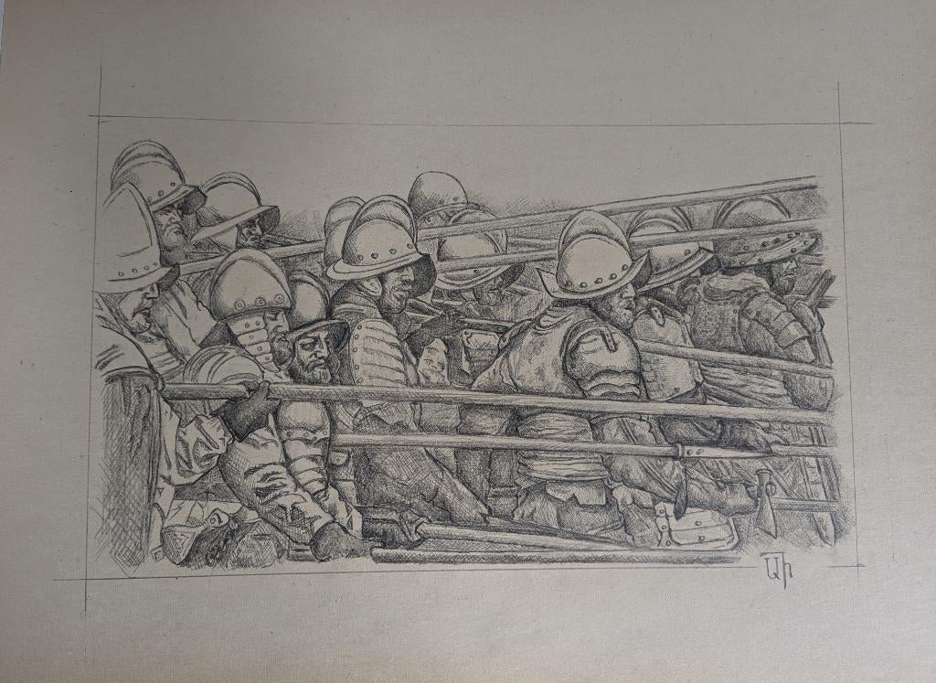Grafisch werk "En terug naar de strijd...", Verzenden