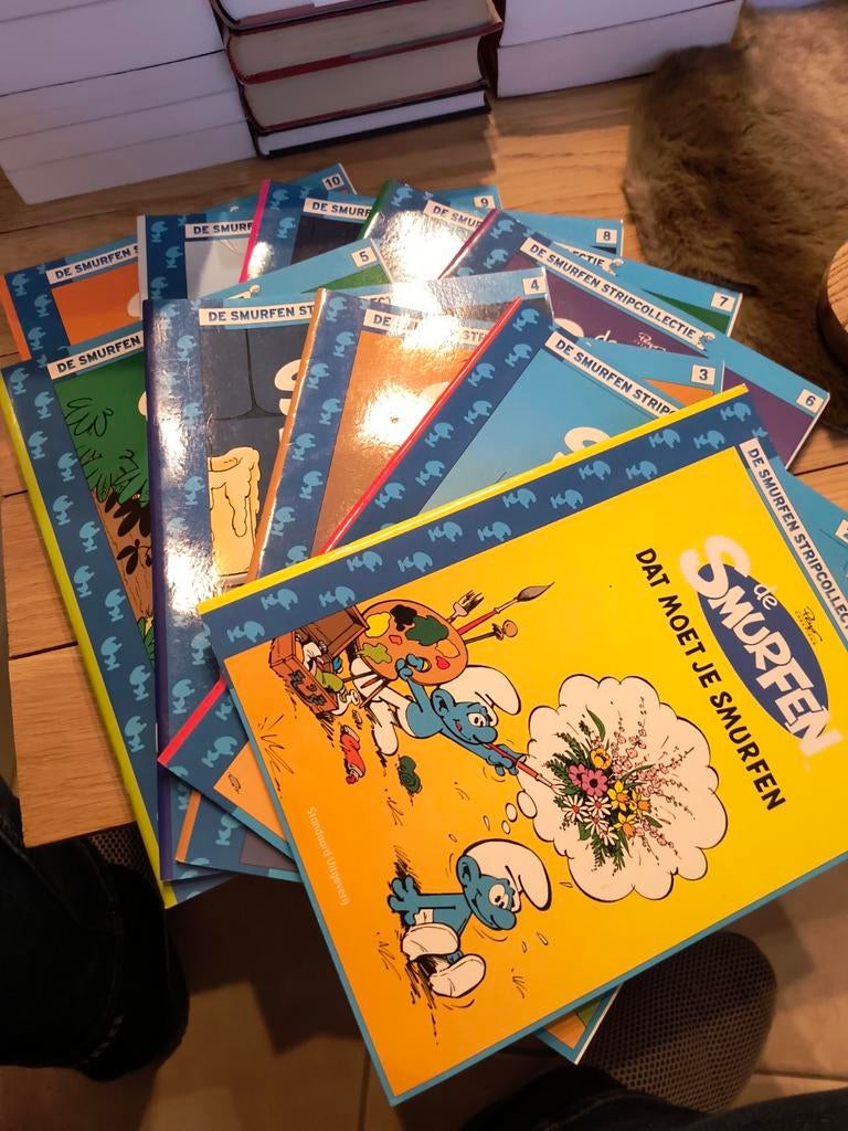 10 strips de smurfen uitg door Het laatste nieuws 2011, Boeken, Ophalen of Verzenden