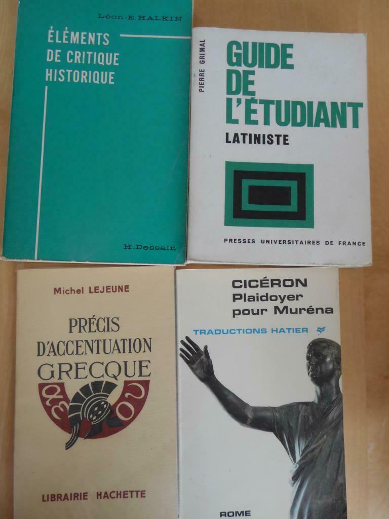 Livres d'apprentissage du grec ancien et du latin, Livres, Livres d'étude & Cours, Enlèvement ou Envoi, Utilisé, Enseignement supérieur