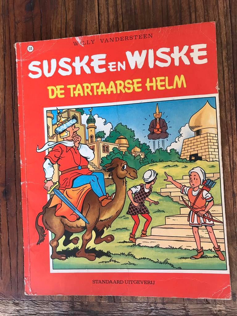 Suske en Wiske ´ De Tartaarse Helm ´ nr 114, Ophalen of Verzenden, Suske en Wiske, Gebruikt