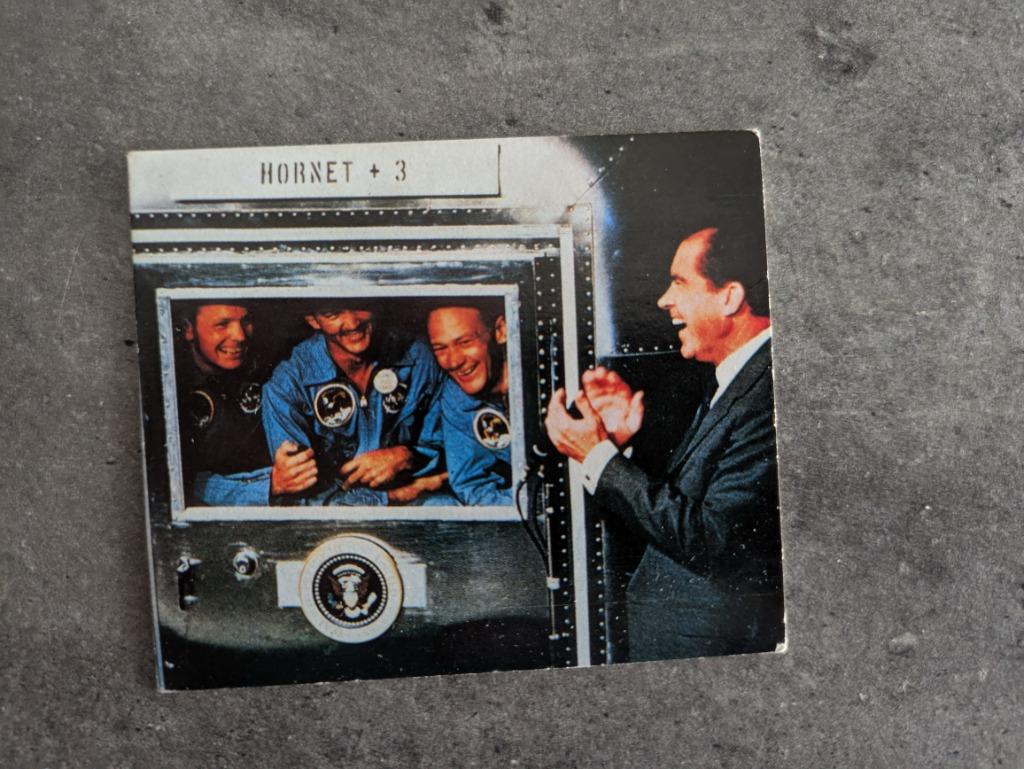 RIZLA  KAART   APOLLO 11   PRESIDENT NIXON   ZELDZAAM PLA, Verzenden, Plaatje