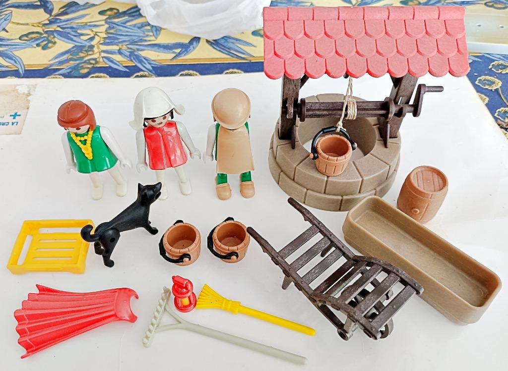 Playmobil 3487: Puit et paysans, 1980, Enlèvement ou Envoi, Utilisé, Ensemble complet