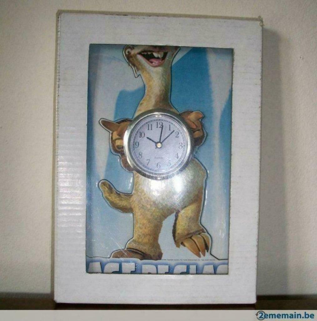 horloge Age de Glace Disney, Enlèvement ou Envoi, Autres personnages, Neuf, Autres types
