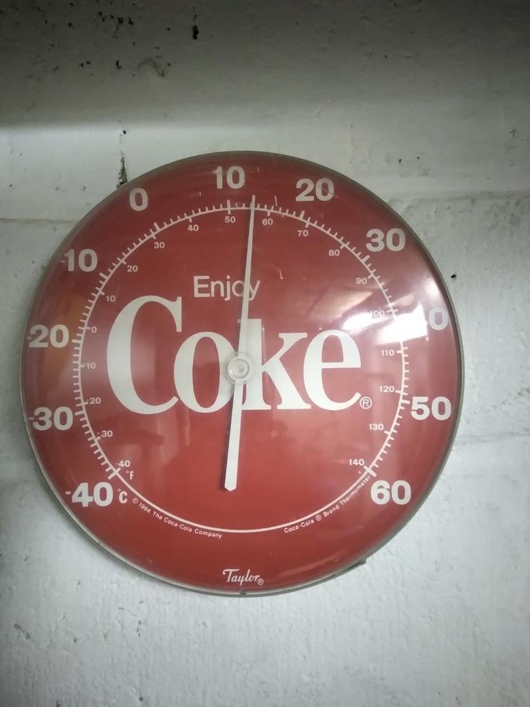 Coca cola thermometer origineel, Ophalen of Verzenden, Zo goed als nieuw