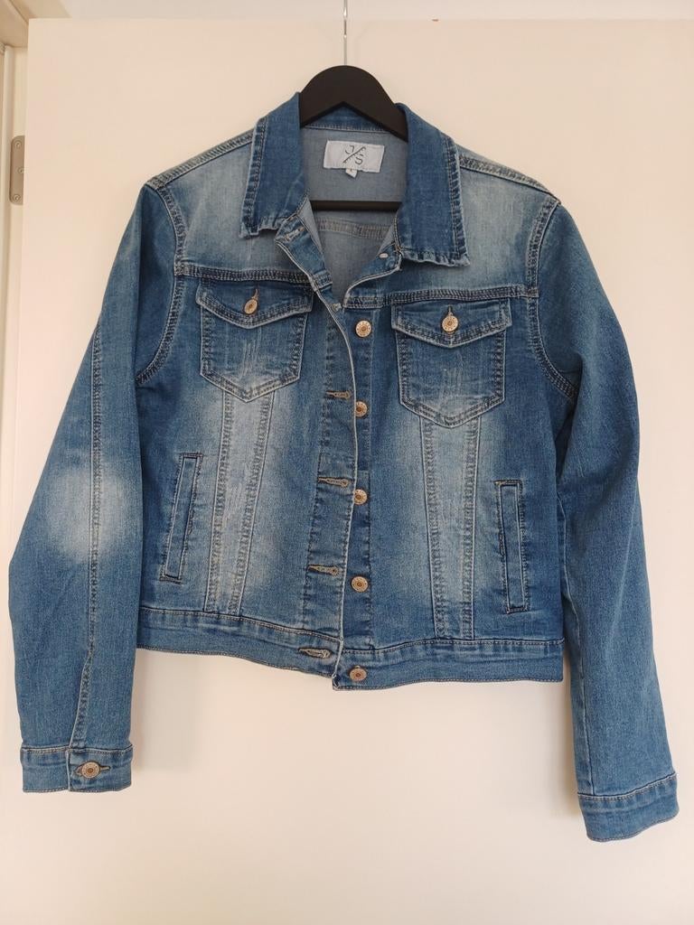 Jeans jasje, Ophalen of Verzenden, Maat 42/44 (L)