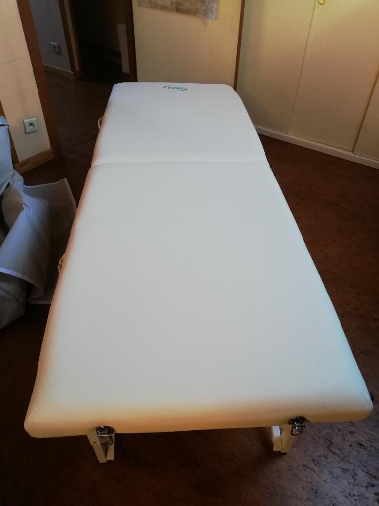 Vouwbed ecru, Huis en Inrichting, Slaapkamer | Bedden, Ophalen, Overige materialen, Beige, Nieuw